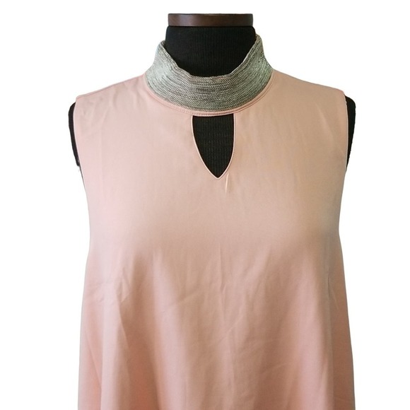 Nassau Girl Orange Dress with Jewelled Neck size  Small - Picture 6 of 9